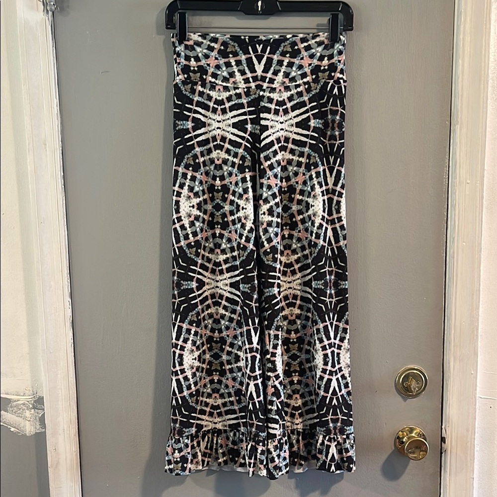 VIERECK‎ Boho Abstract Flare Pant XS